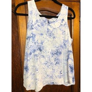 Sleeveless pullover blouse